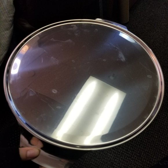 Vintage WMF Cromargan 18/10 Stainless Steel Cake Tray Plastic Cover Germany Box - Picture 8 of 9